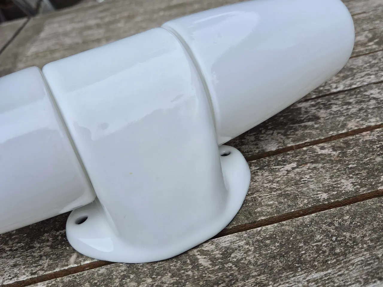 Billede 4 - Hvid Wagenfeld badeværelseslampe model 6068