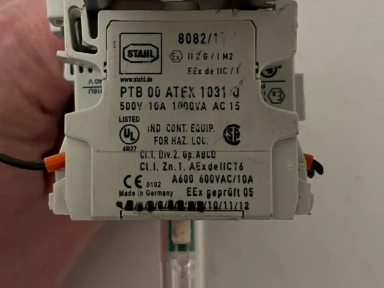 Billede 3 - Stahl PTB 60 ATEX 1031 Explosion Proof kontakt & -