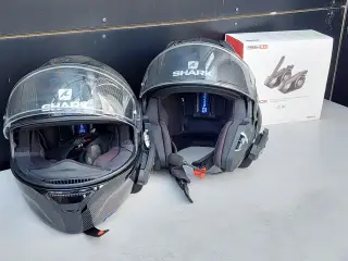 Motorcykelhjelme med sena k30 dual