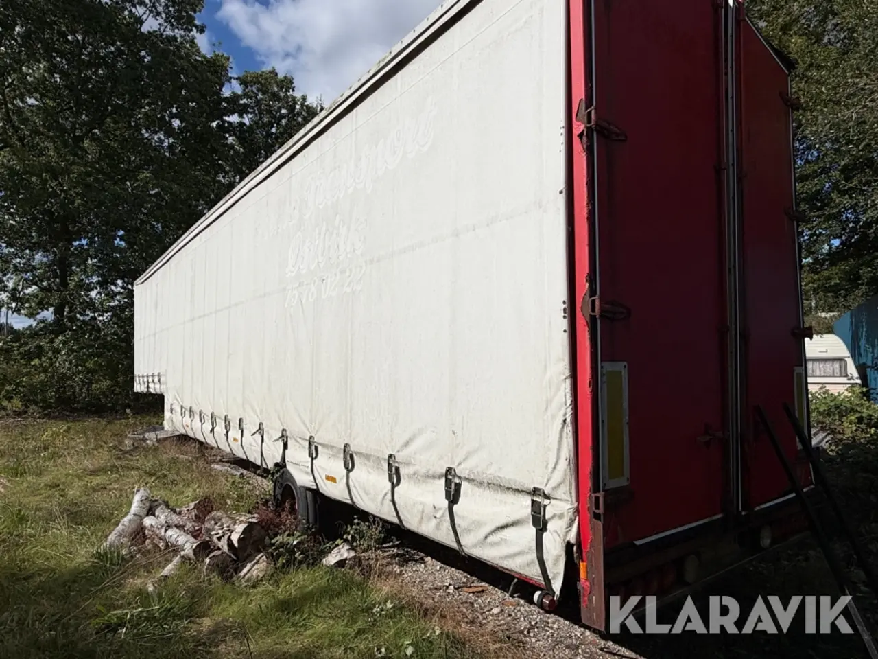 Billede 3 - Gardintrailer NOPA nedbygget.