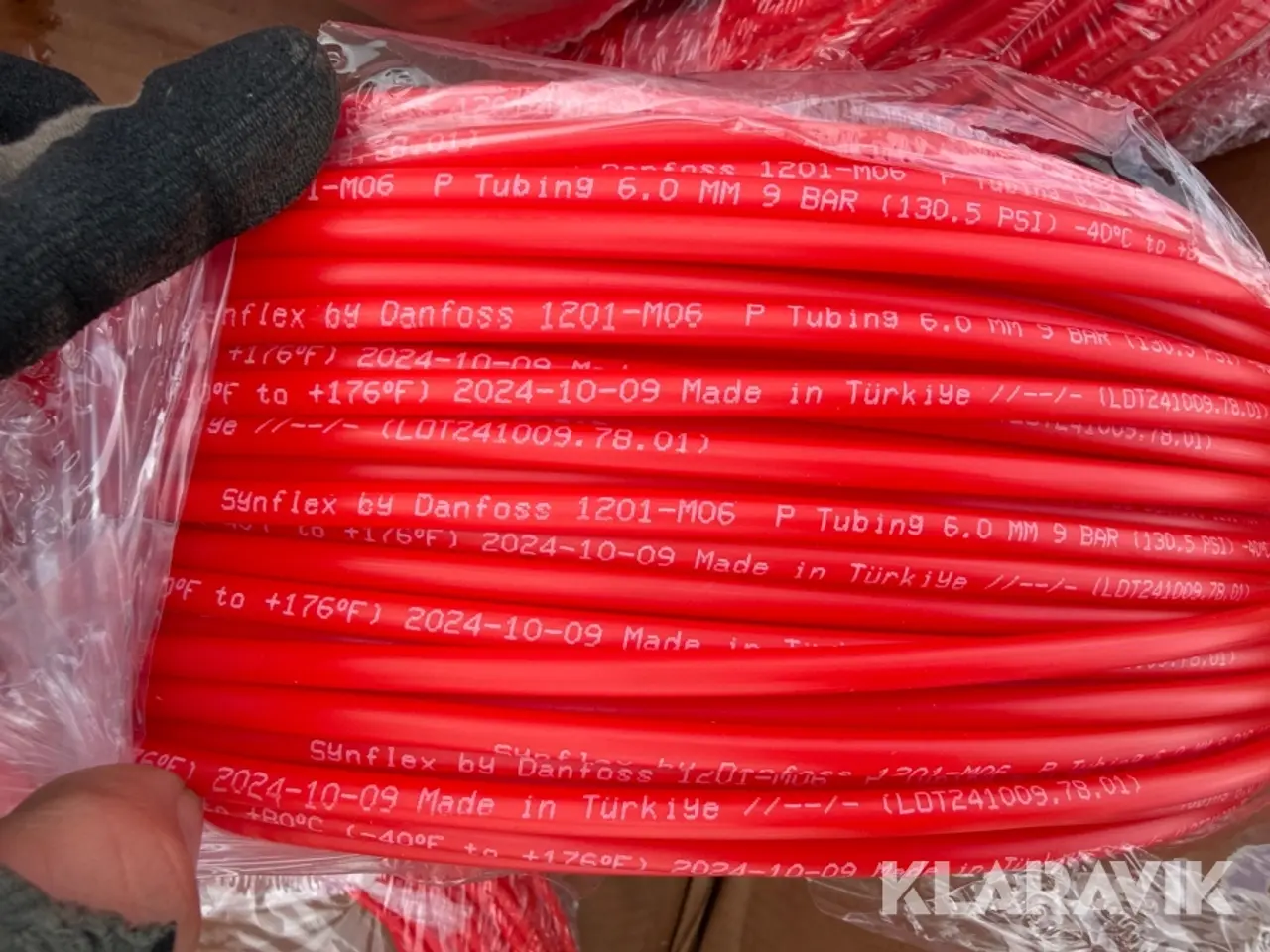 Billede 5 - Trykluftslanger Danfoss Synflex 1201-M06 - 6mm 16 ruller