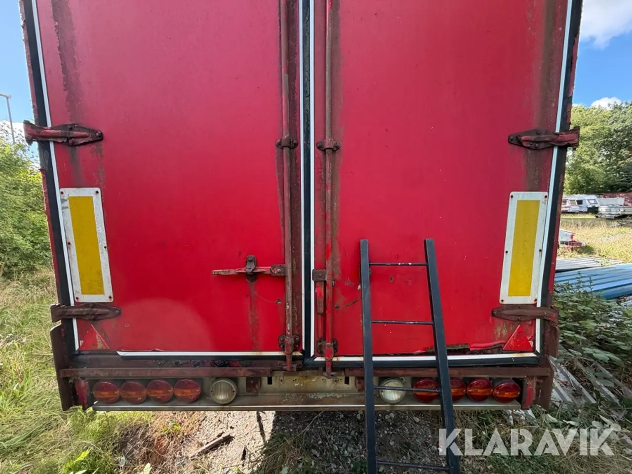 Billede 5 - Gardintrailer NOPA nedbygget.