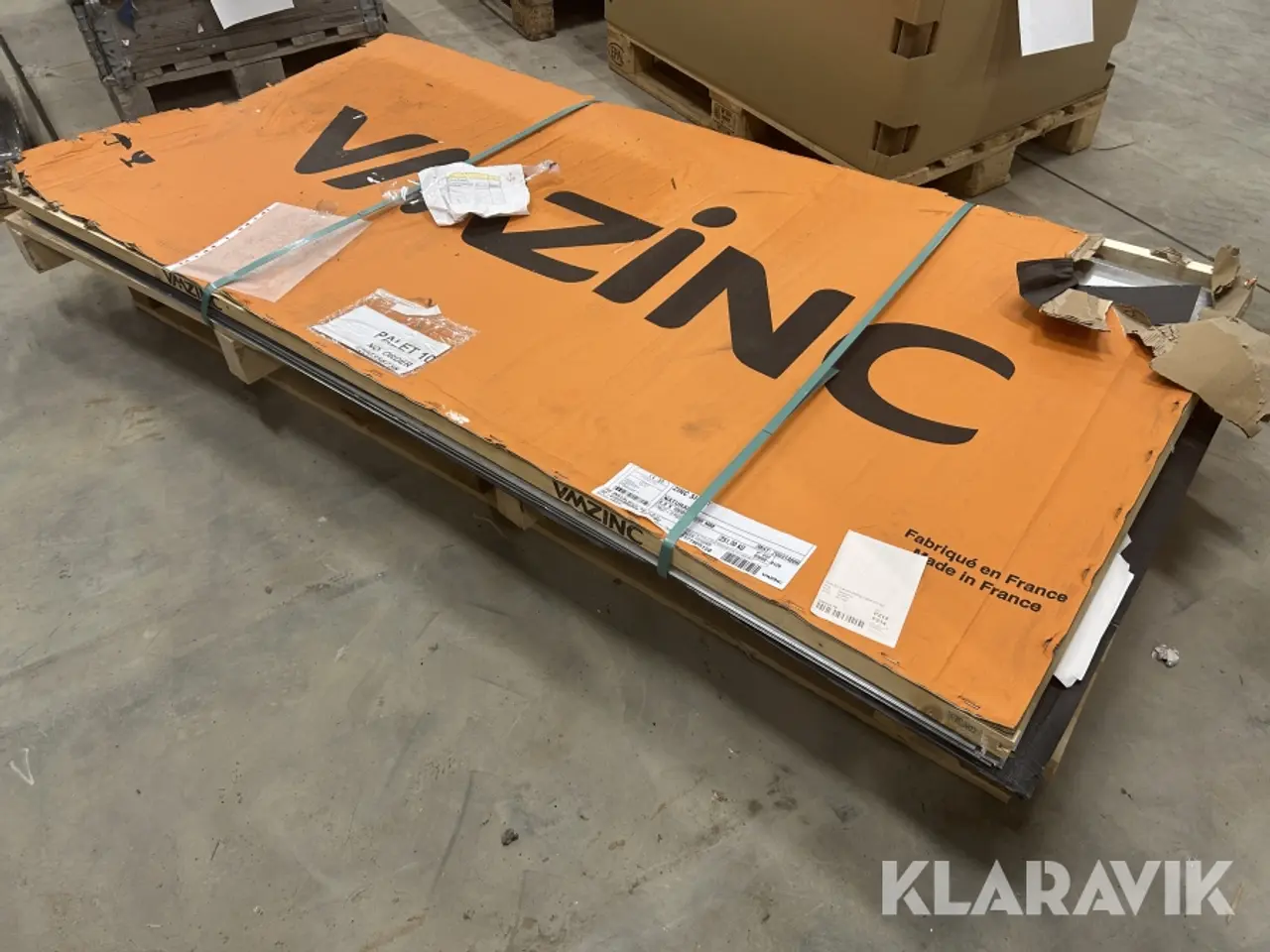 Billede 1 - Zinkplader VMZINC Natural 22 Styk