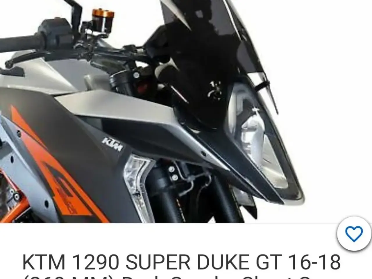 Billede 1 - KTM Duke 1290 vinddkærm