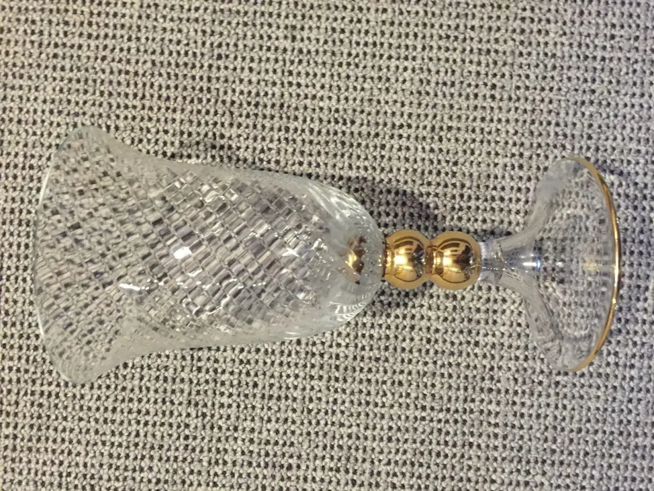 Billede 2 - KROSNO glas med 2 guld kugler