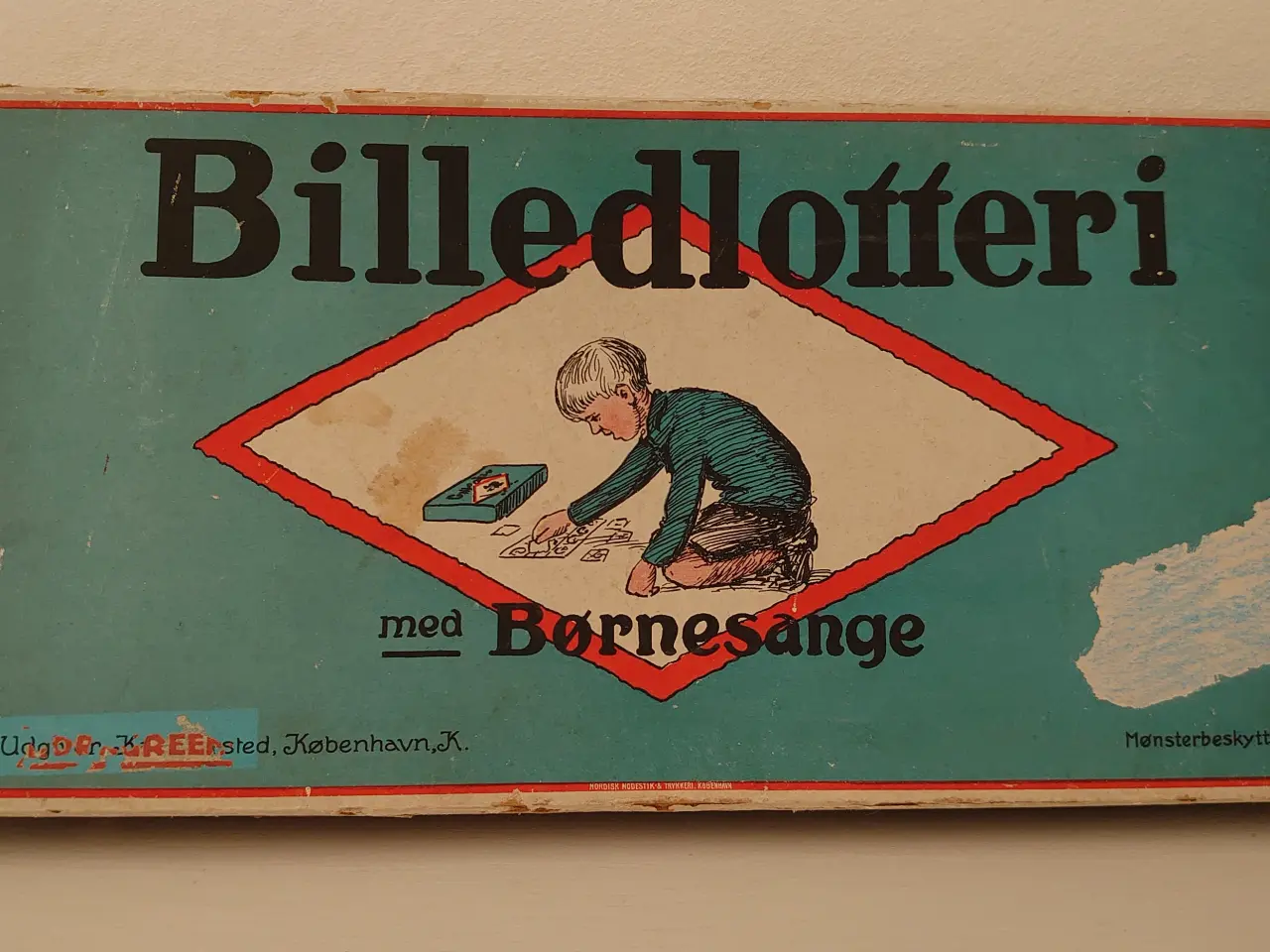 Billede 1 - Billedlotteri med børnesange.Komplet, samlerobjekt
