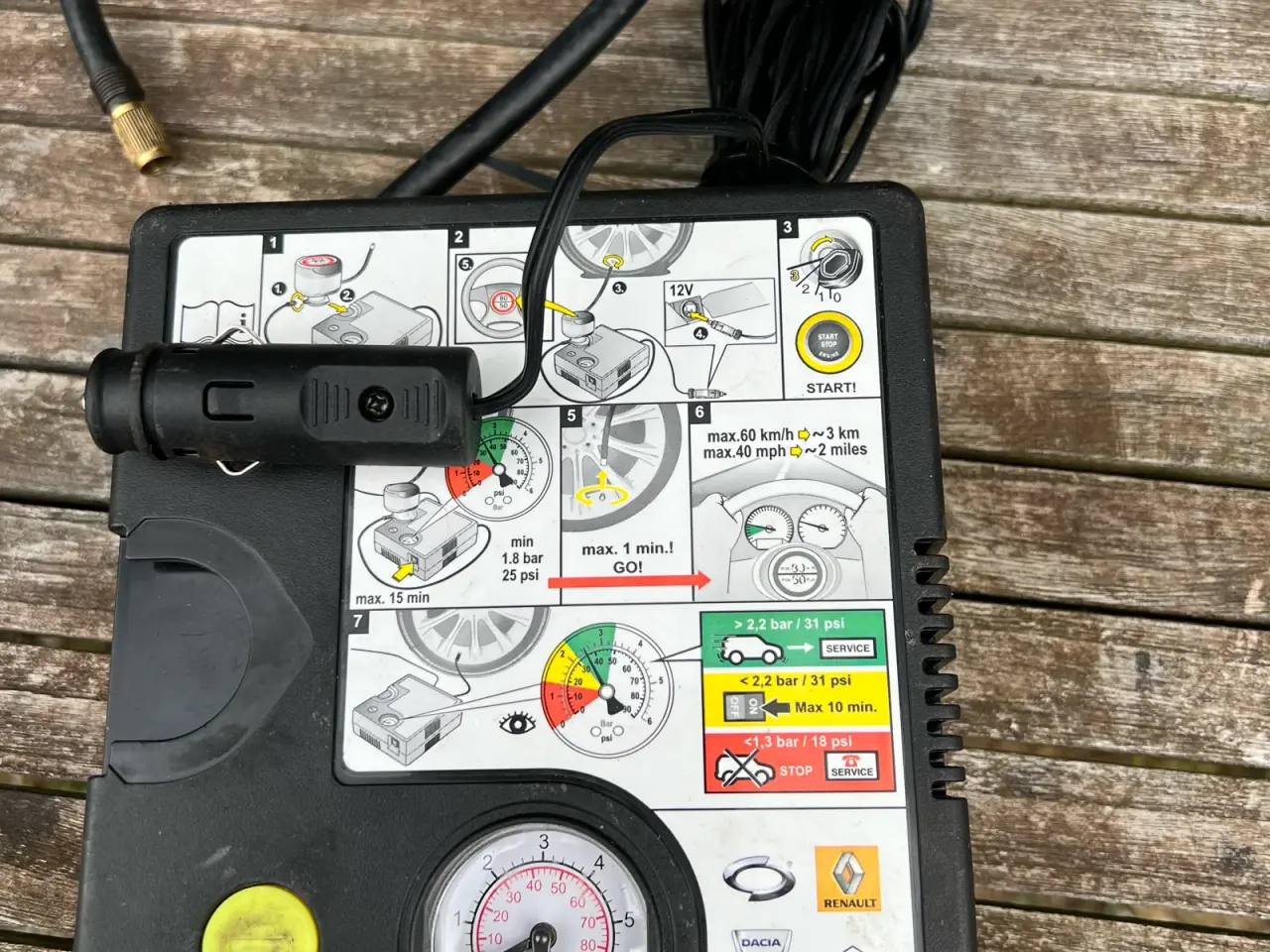 Billede 2 - Luft pumpe 12 volt til biler