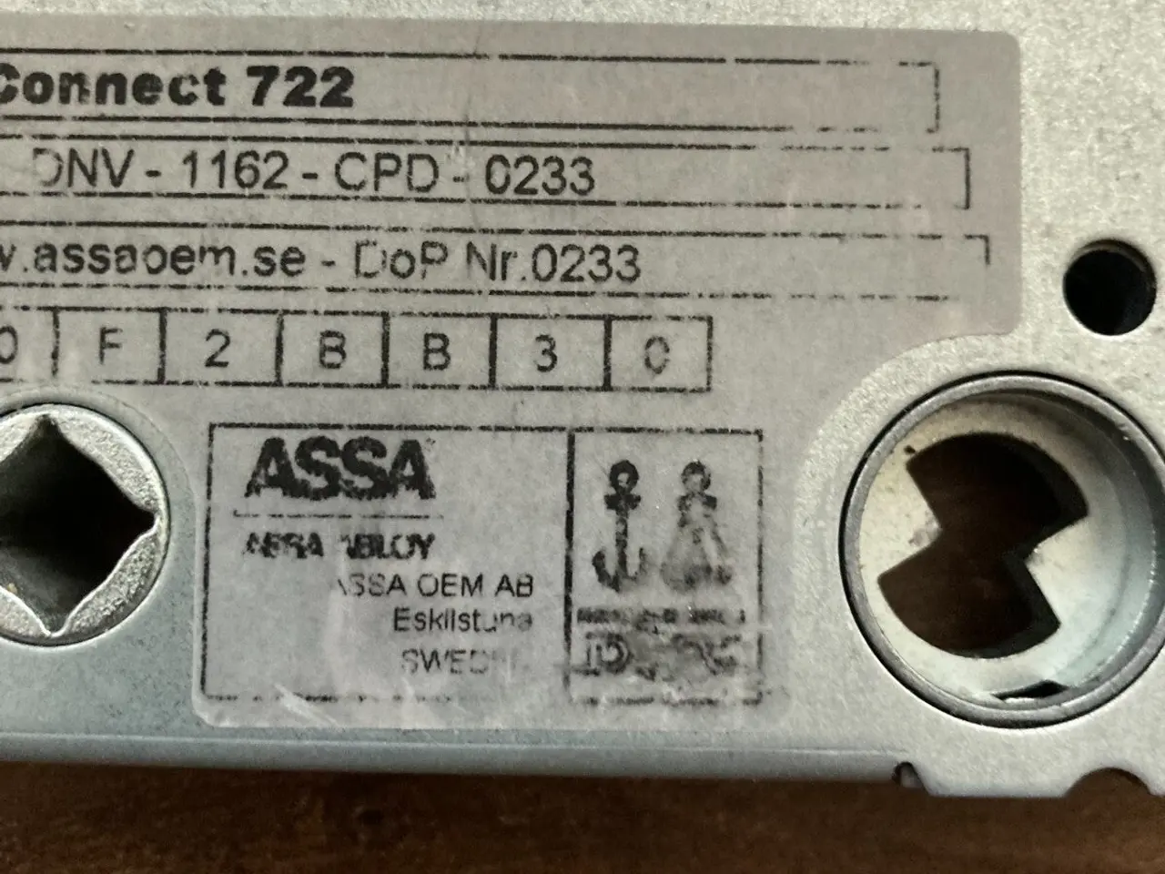 Billede 6 - Assa Abloy Lock Case Connect 722 L: 22.5cm Exit