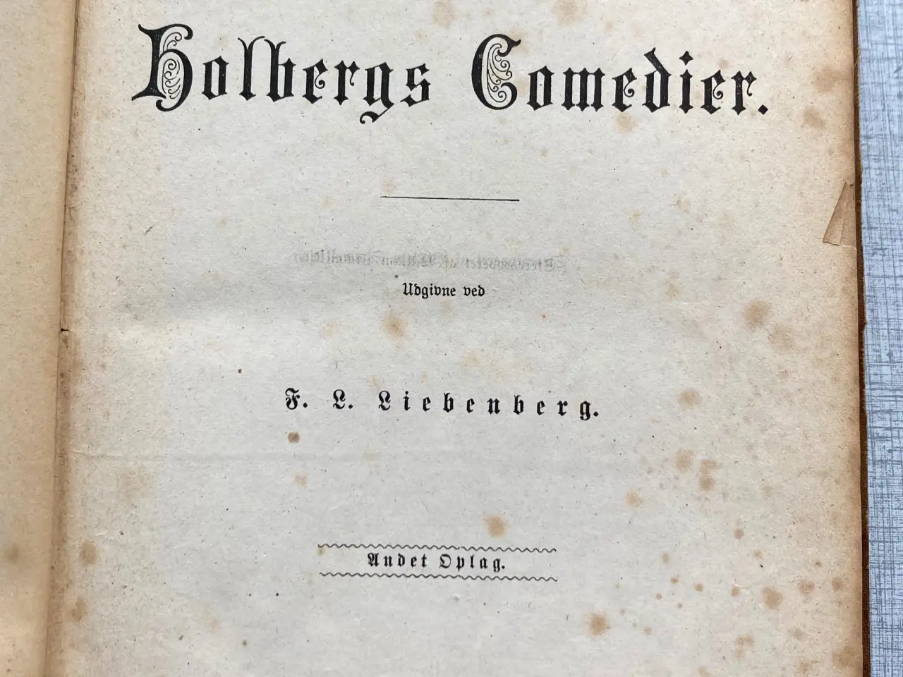 Billede 2 - Klassiske Holberg-udgaver på 183 år, 150 år eller