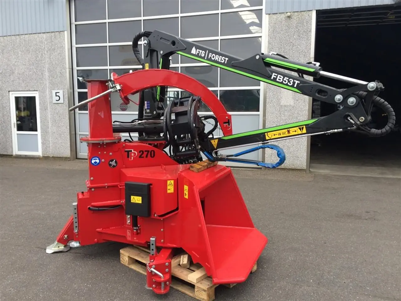 Billede 8 - TP TP 270 K Med FTG Forest kran