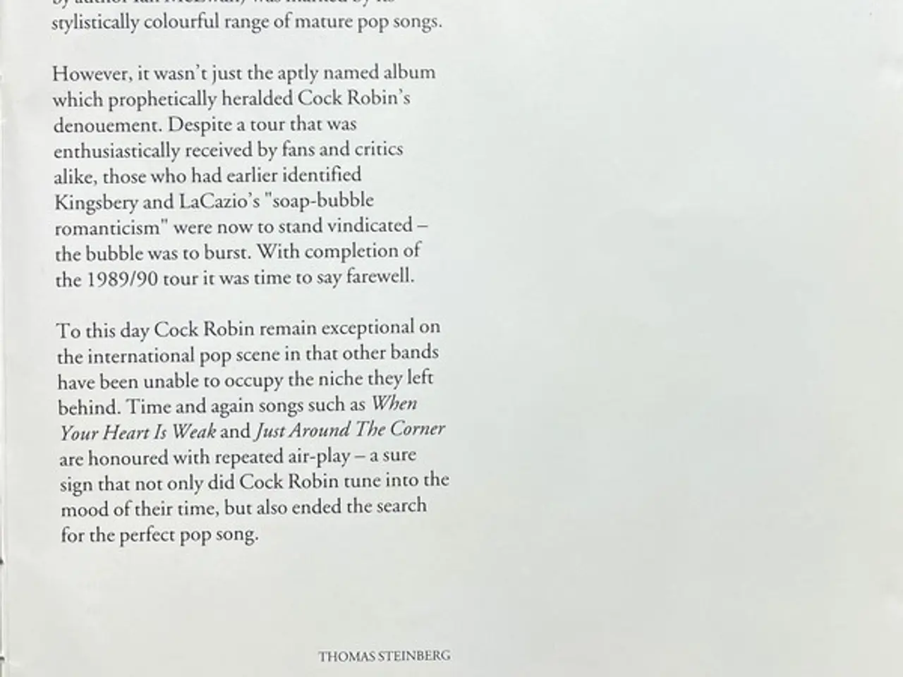 Billede 10 - Cock Robin – The Very Best Of – CD