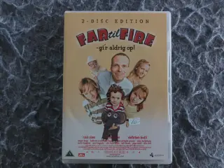 Far til Fire gir aldrig op Dobbelt dvd