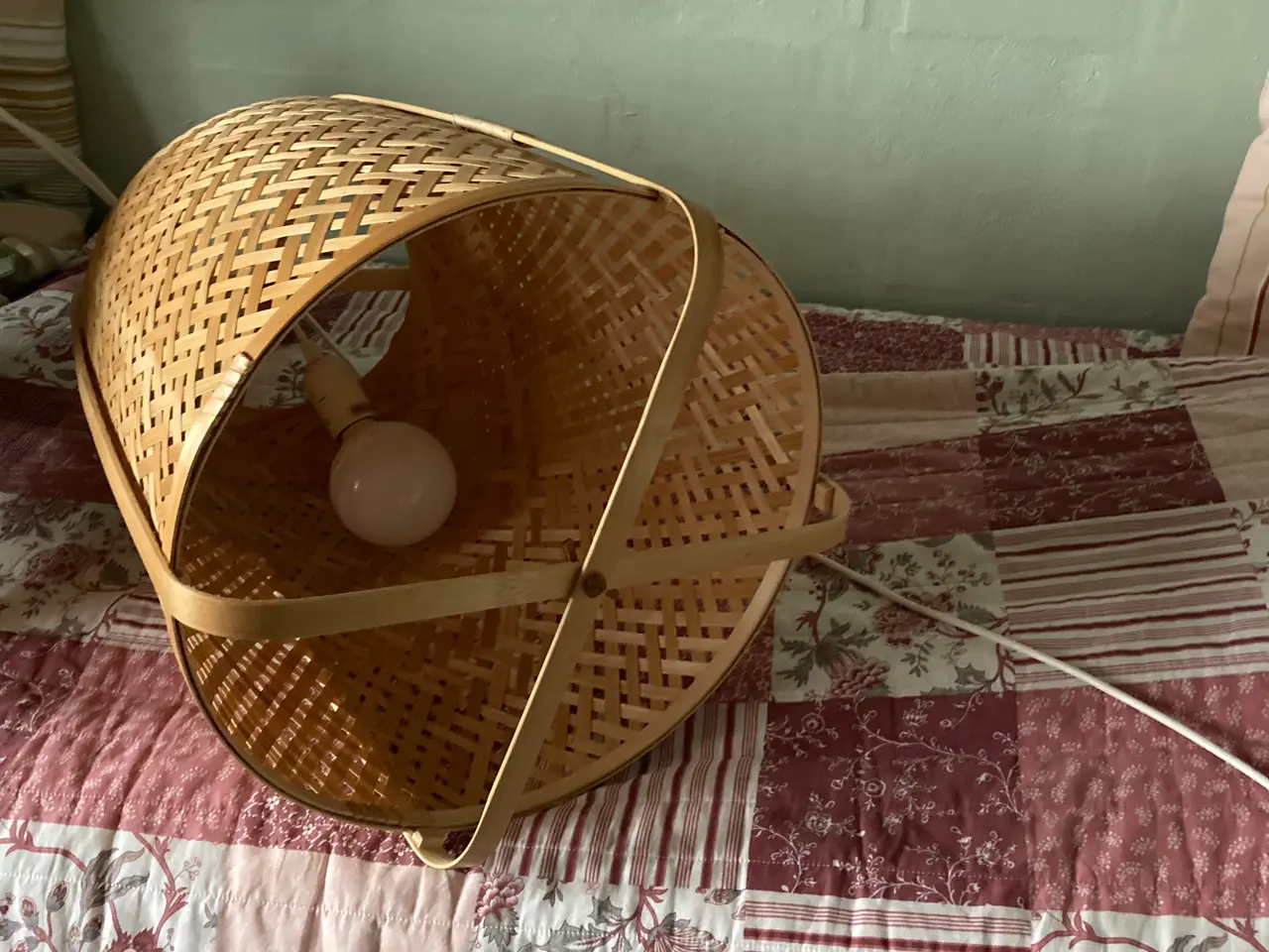 Billede 2 - IKEA loftslampe i rotting udgået model 