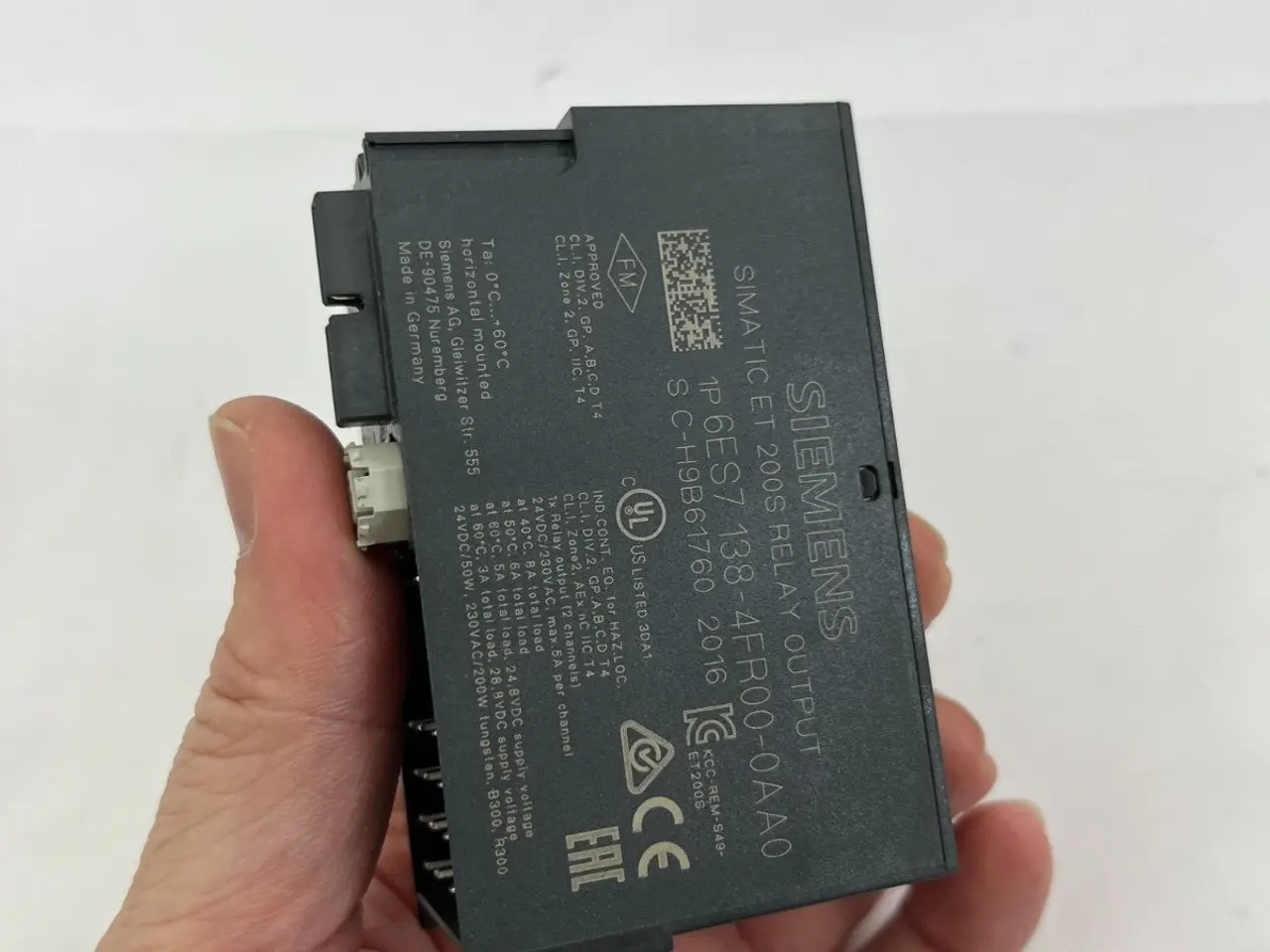 Billede 9 - Siemens SIMATIC 6ES7138-4FR00-0AA0 ET 200S relæ 5A