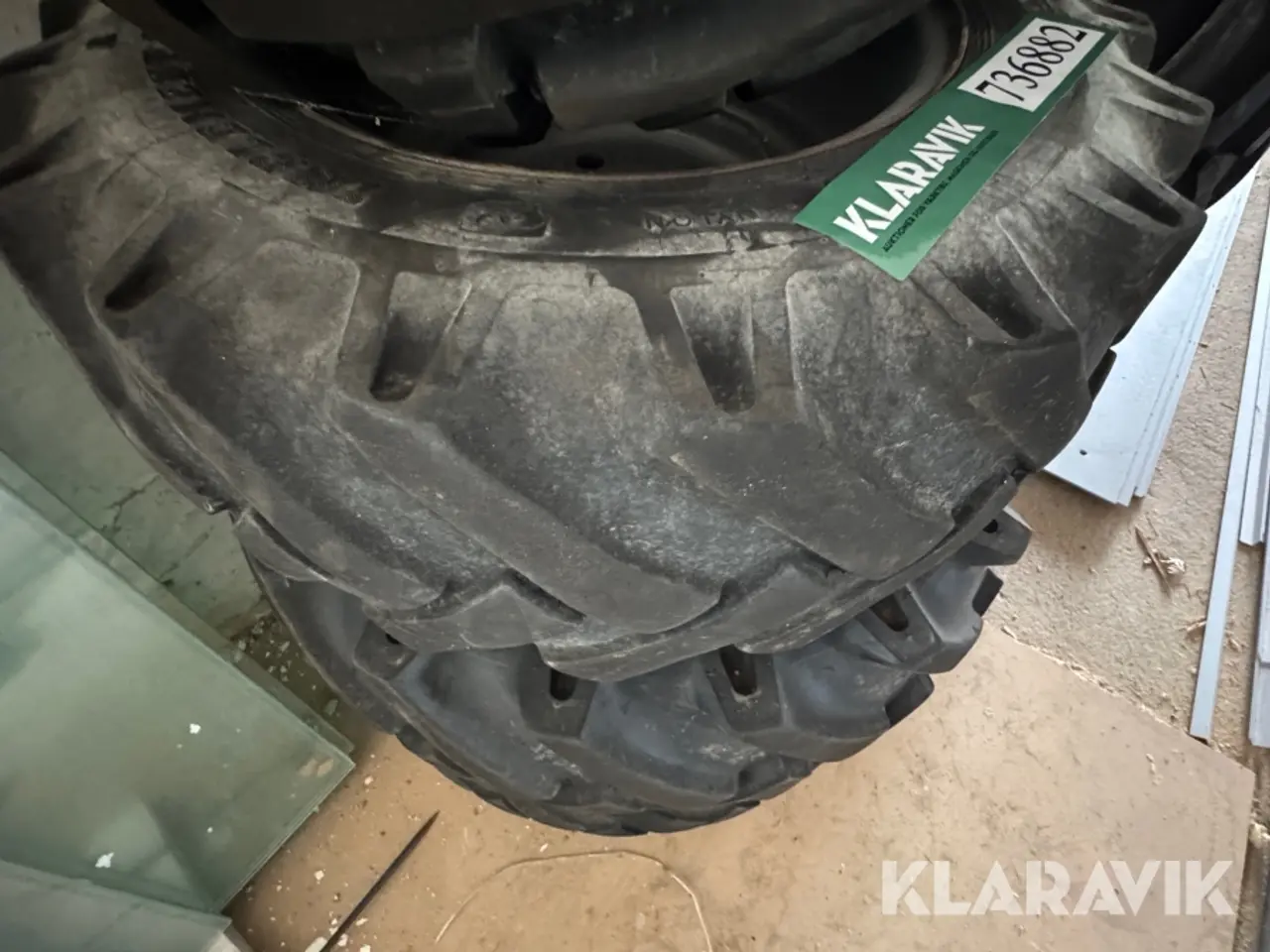 Billede 10 - Dæk til minilæsser BKT Implement as-504 4 styks
