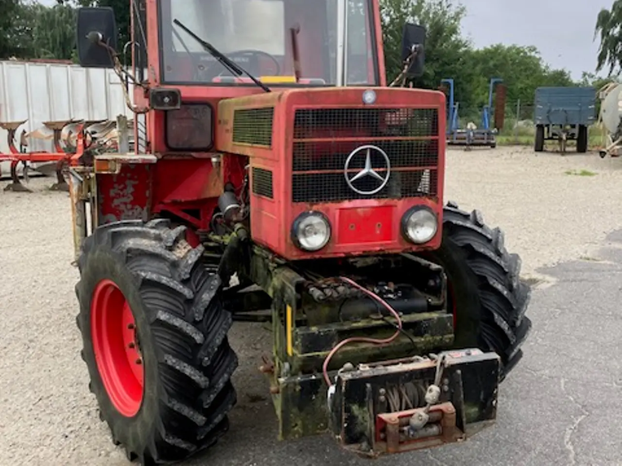 Billede 2 - Mercedes 700 S traktor med lille kran
