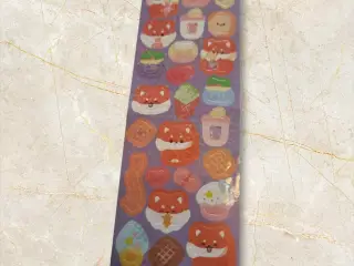 Søde og Sjove Klistermærker med Shiba Inu og Snack