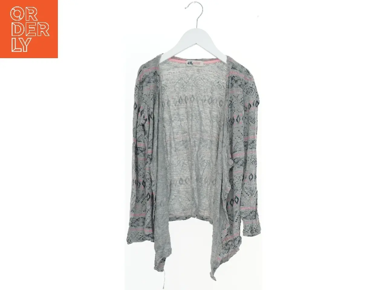 Billede 1 - Grå cardigan med mønster fra H&M (str. 140)