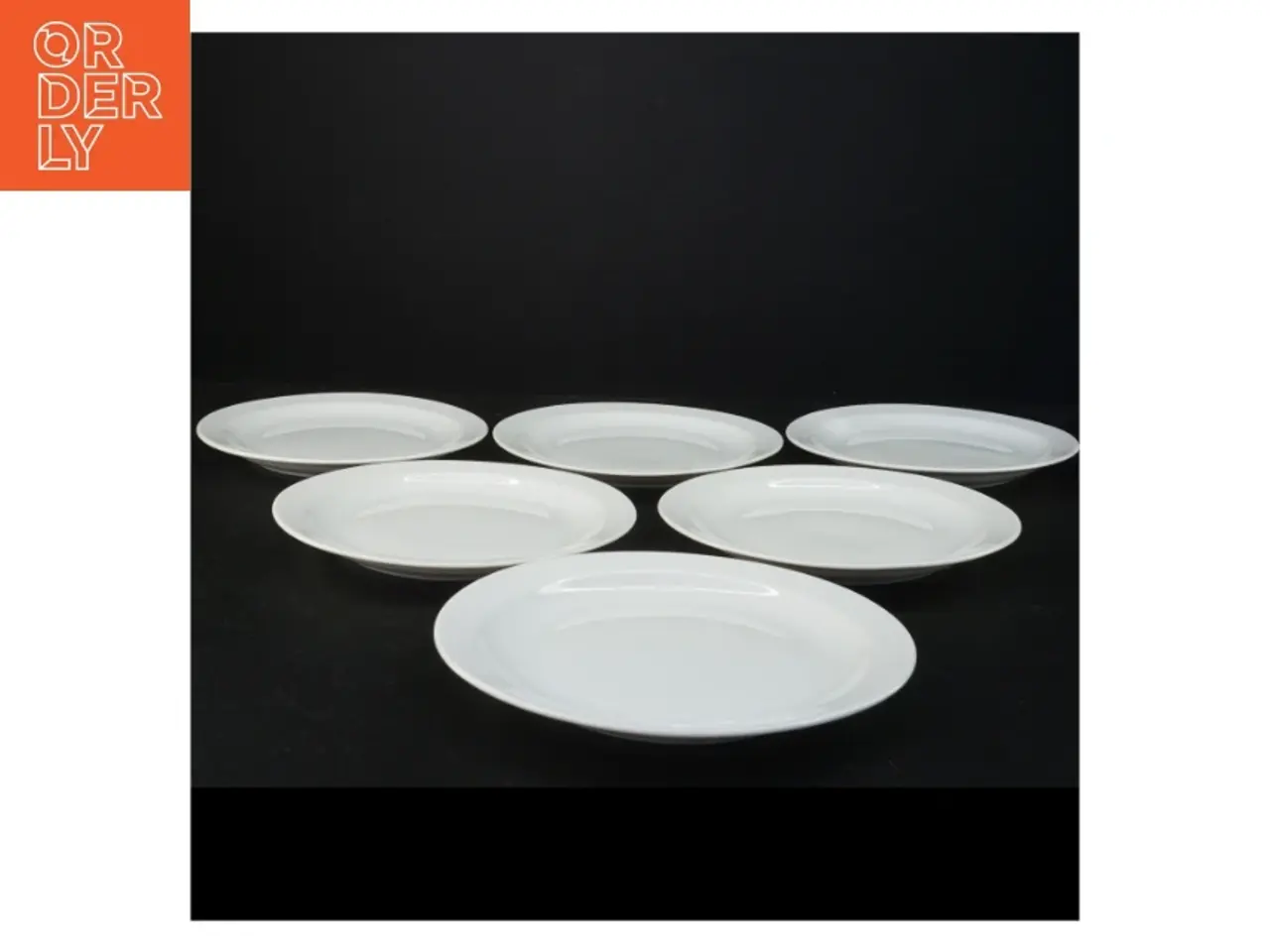 Billede 2 - Hvide middagstallerkener (str. 17 x 2 cm)