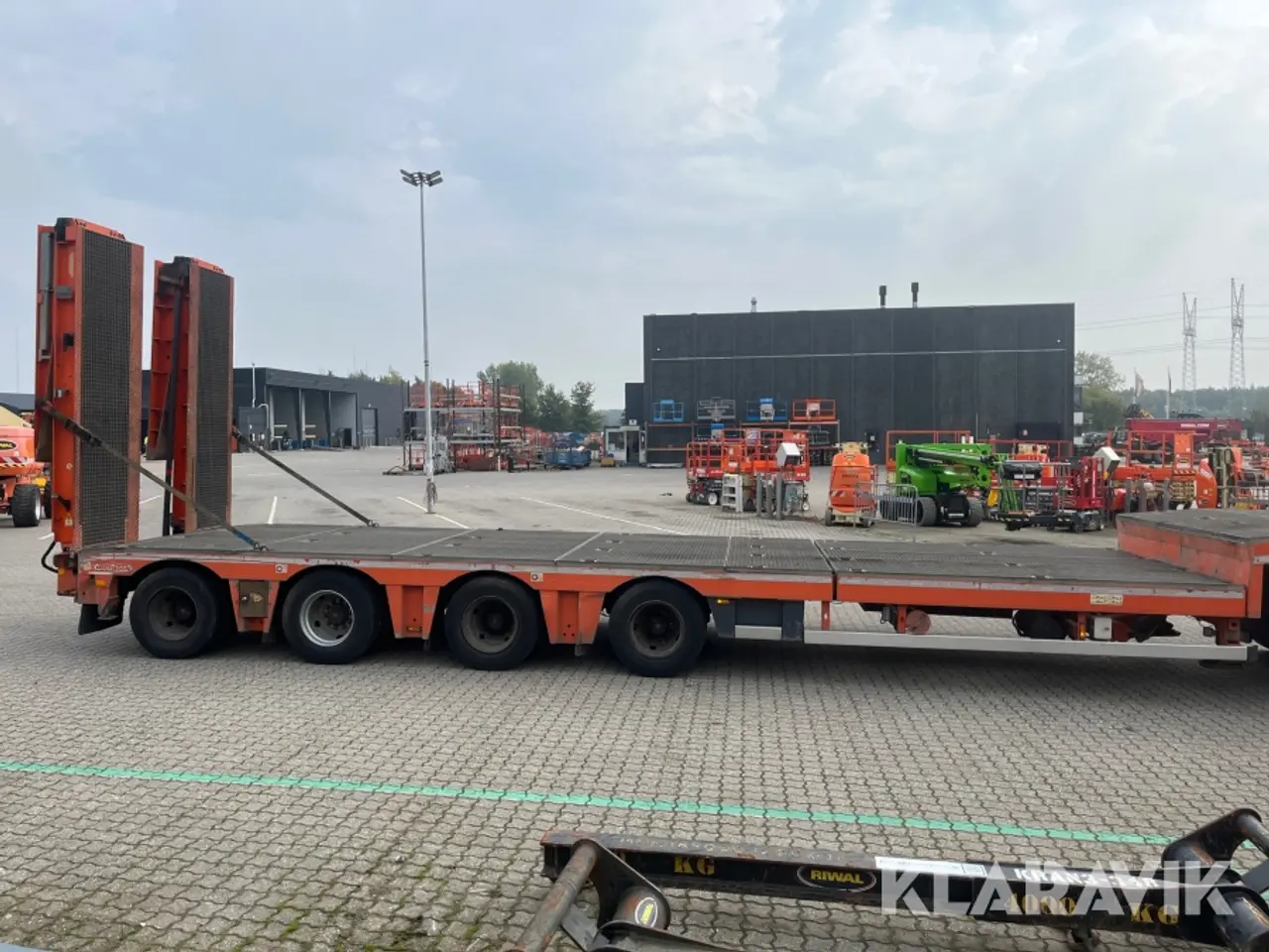 Billede 6 - Maskintrailer/Blokvogn Nooteboom OSD-58-04 4akslet