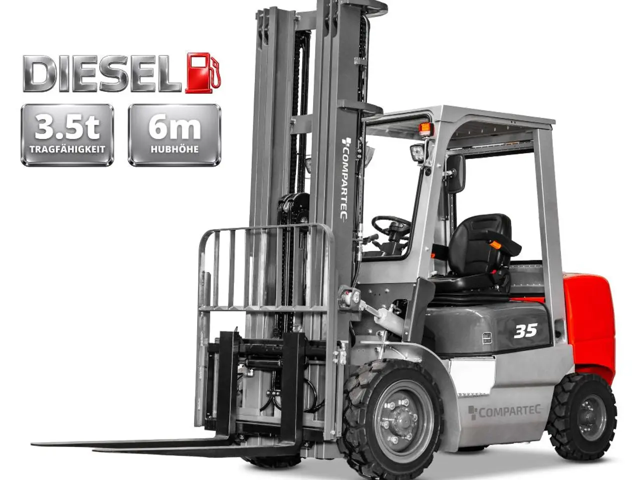 Billede 2 - Silverfox D35 Dieselgaffeltruck - 3500 kg, 6000 mm