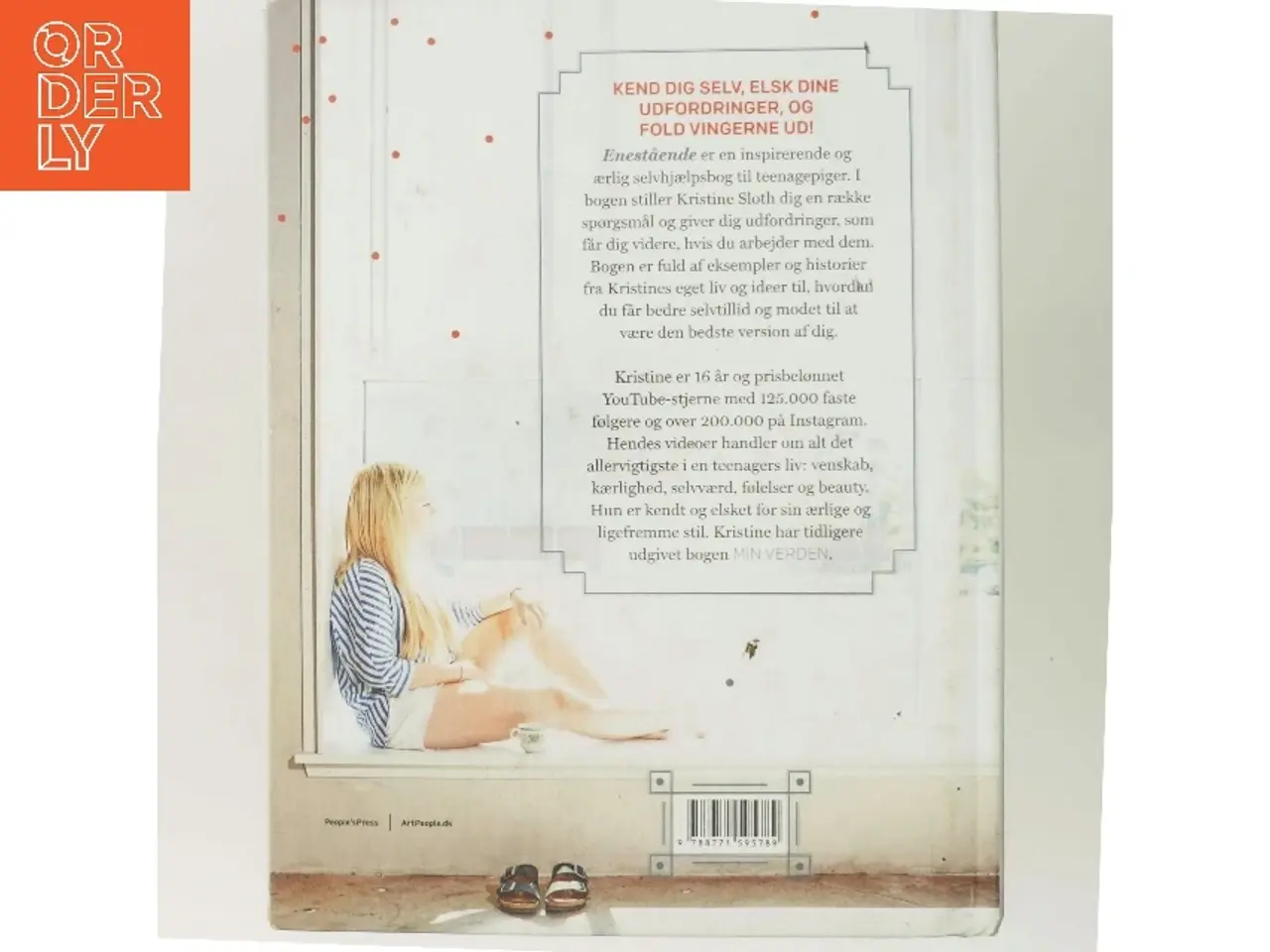 Billede 3 - Enestående : kend dig selv, elsk dine udfordringer, og fold vingerne ud! af Kristine Sloth (Bog)