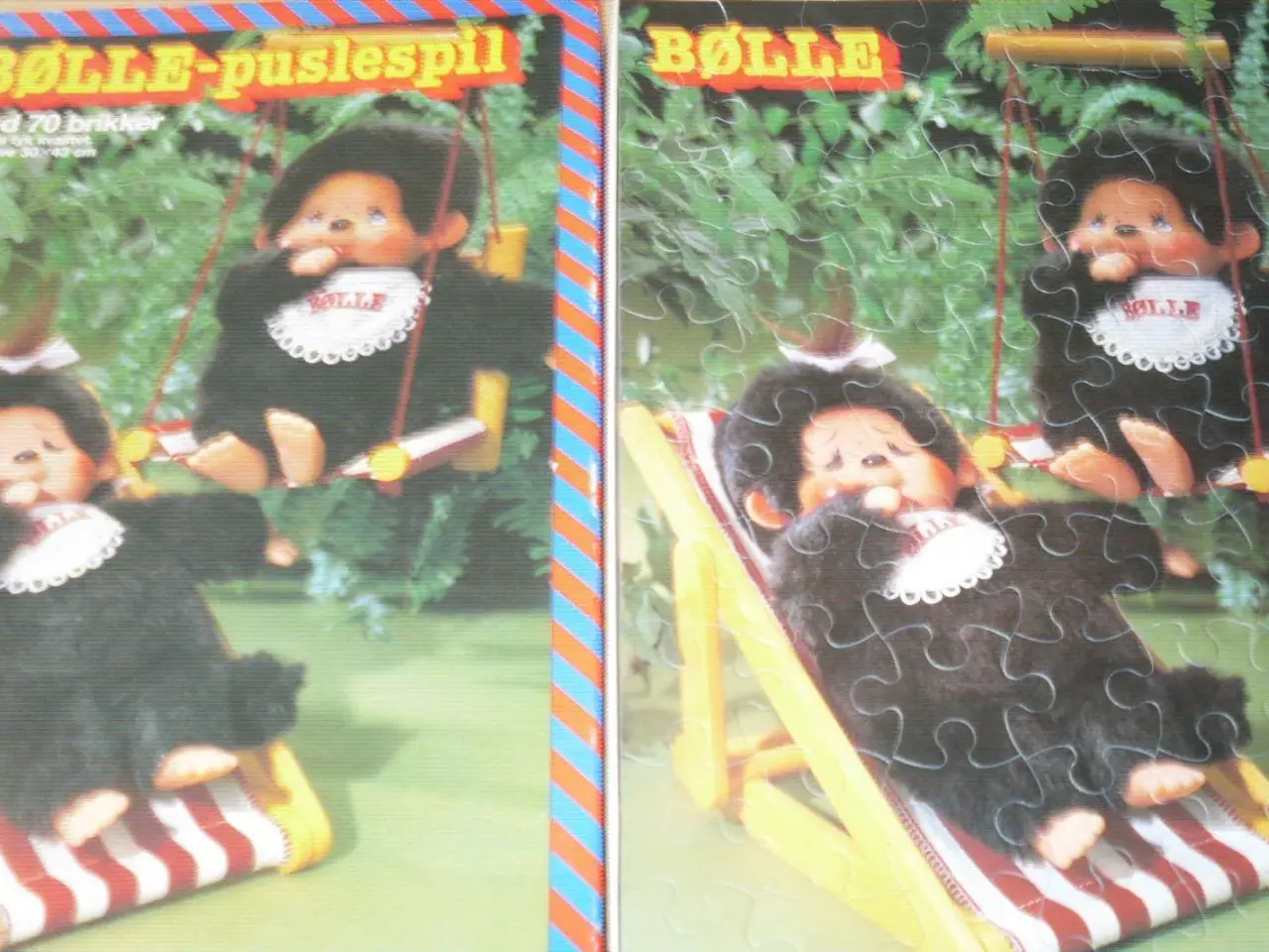 Billede 1 - RETRO. Sødt Bølle- puslespilfra 70`erne.