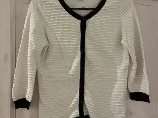 Cardigan med 3/4 ærmer