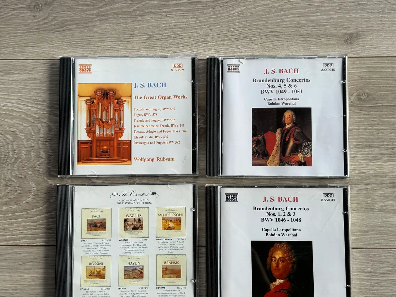 Billede 1 - J.S. BACH - 4 CD’ER MED KLASSISK MUSIK 