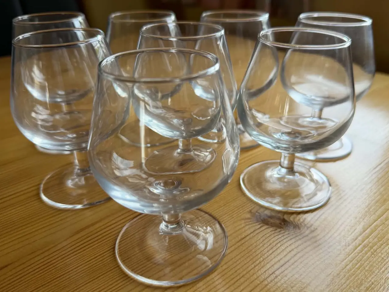 Billede 3 - 8 flotte cognacglas/ballonglas – Som nye!