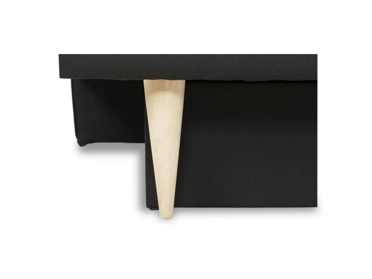 Billede 10 - Vega sovesofa - 187 X 90 cm - Sort Portland 100 og vendbar hynde