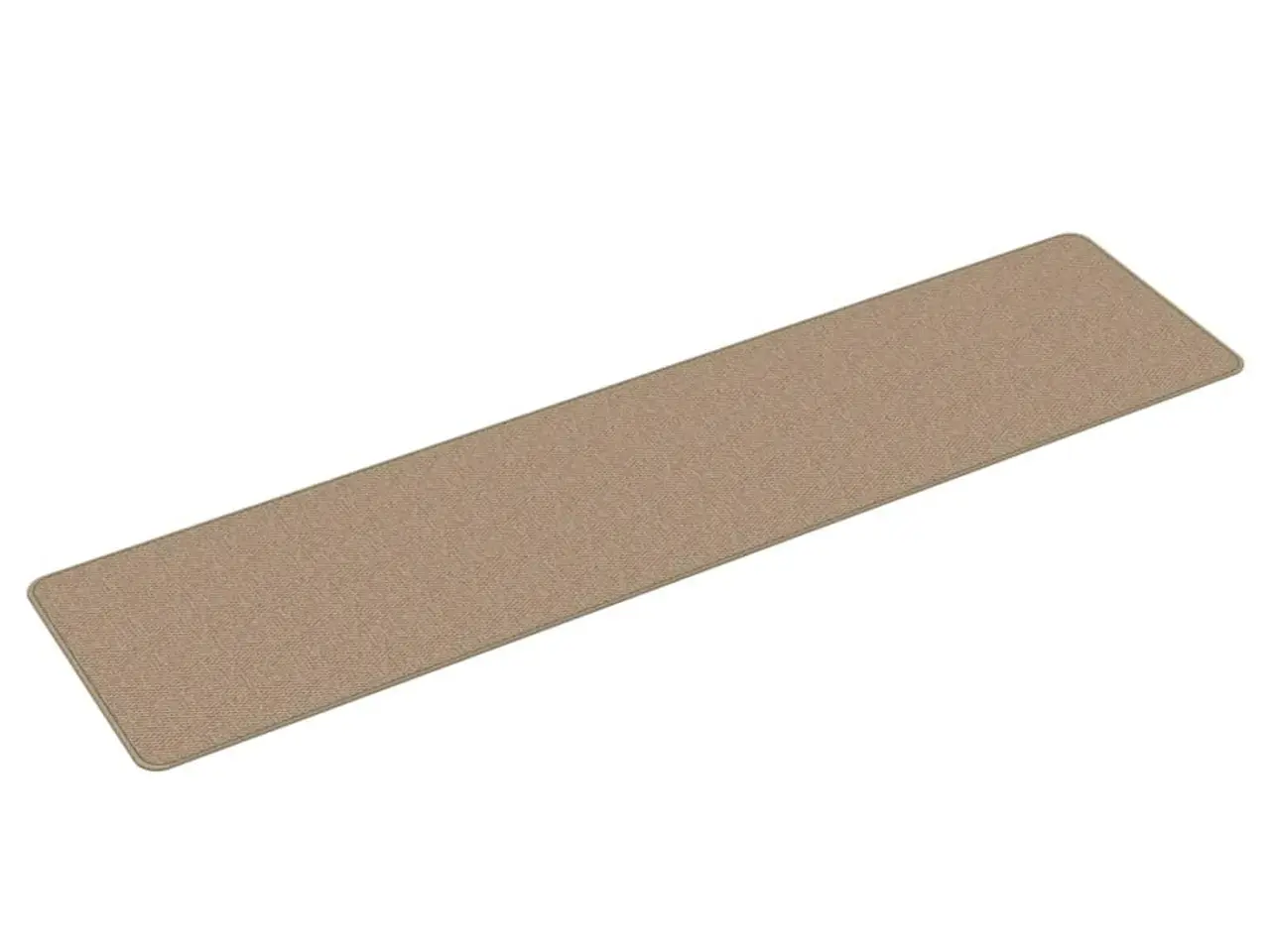 Billede 2 - Tæppeløber i sisallook 50 x 200 cm - sandfarvet