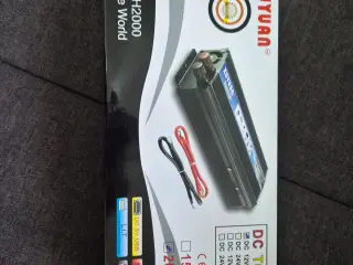 Helt NY XUYUAN 2000W Inverter (12V/24V til 220V Om