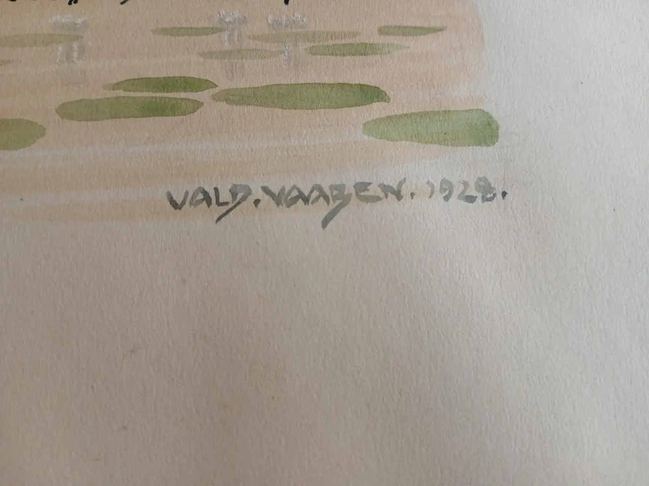 Billede 13 - Album med akvareller af Mullerup Slot