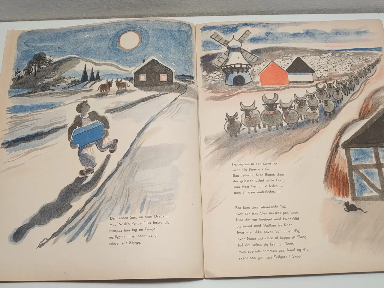 Billede 4 - Immanuel Tjerne: Noah gaar i land. Branner (1945)
