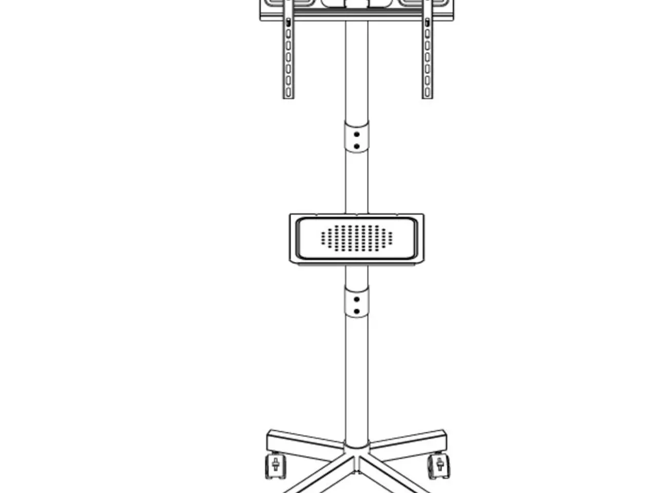 Billede 10 - TV-stander på hjul MONTIS MT191 ATLAS - 26-60"
