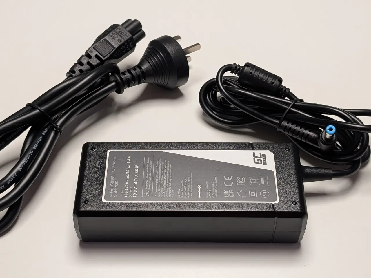 Billede 1 - Green Cell PRO AC Adapter – 90W – 19V / 4,74A