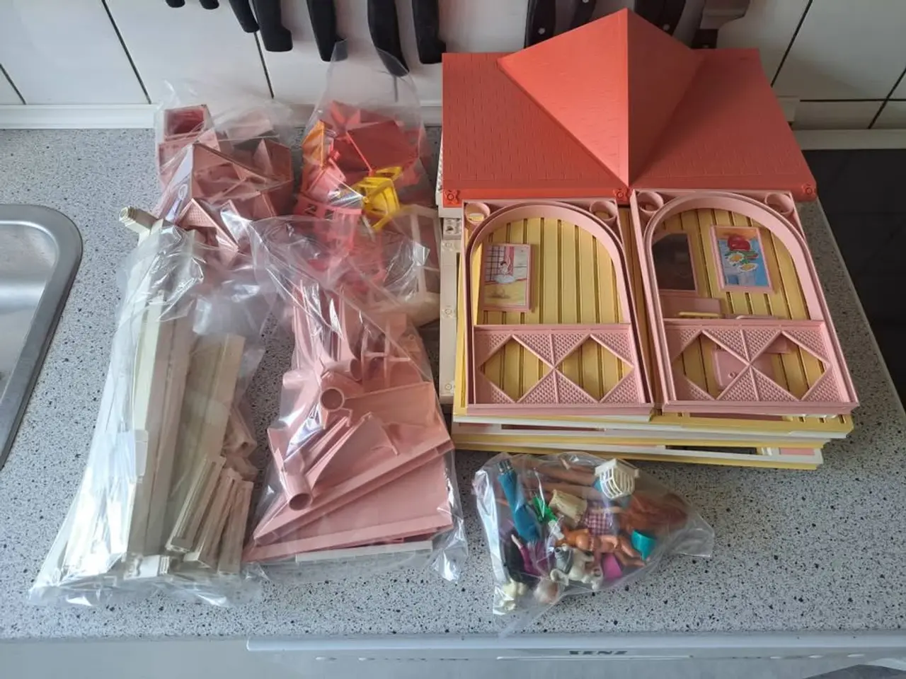 Billede 7 - Lego scala hus med tilbehør