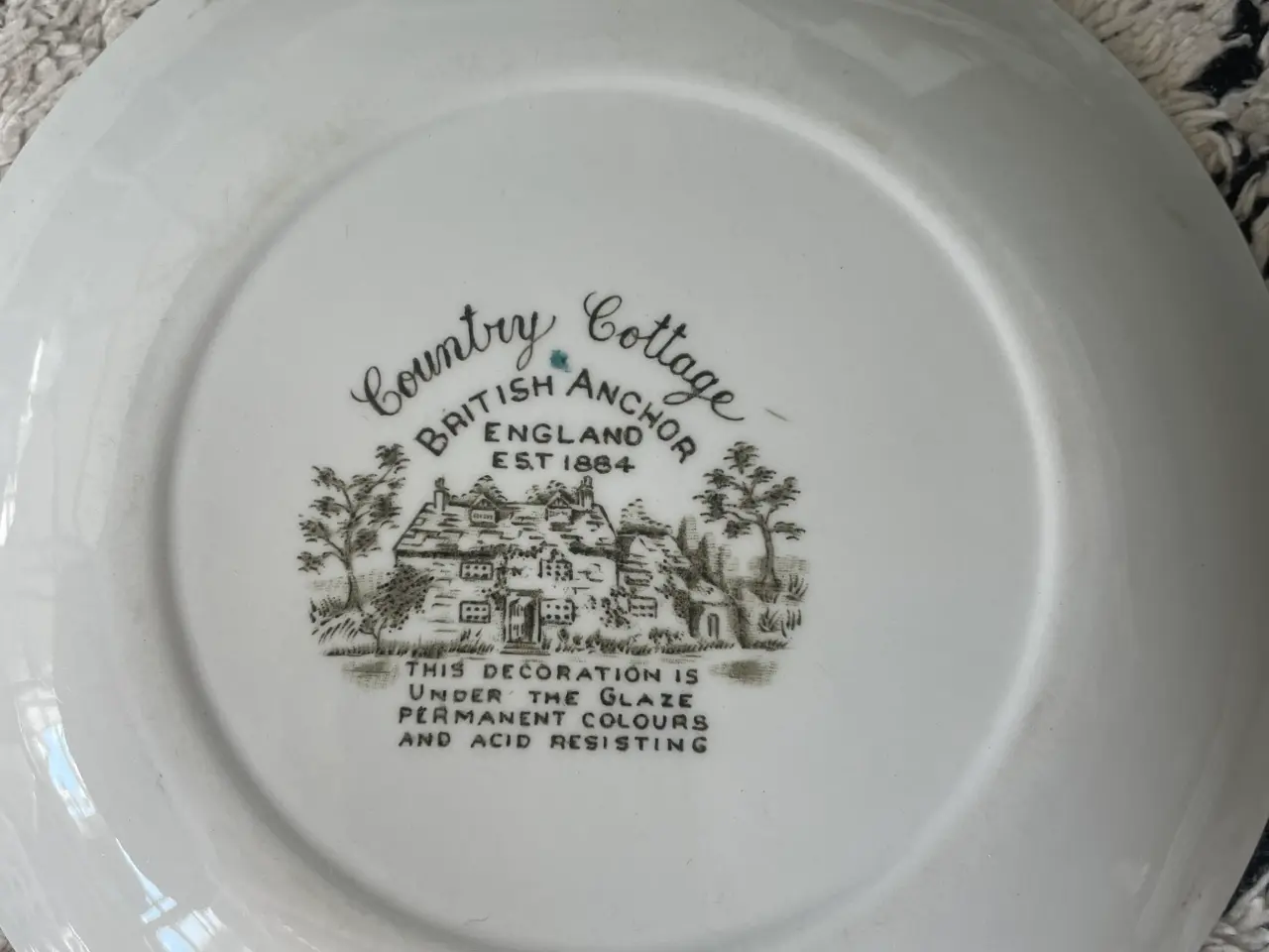 Billede 2 - Lille tallerken country stil