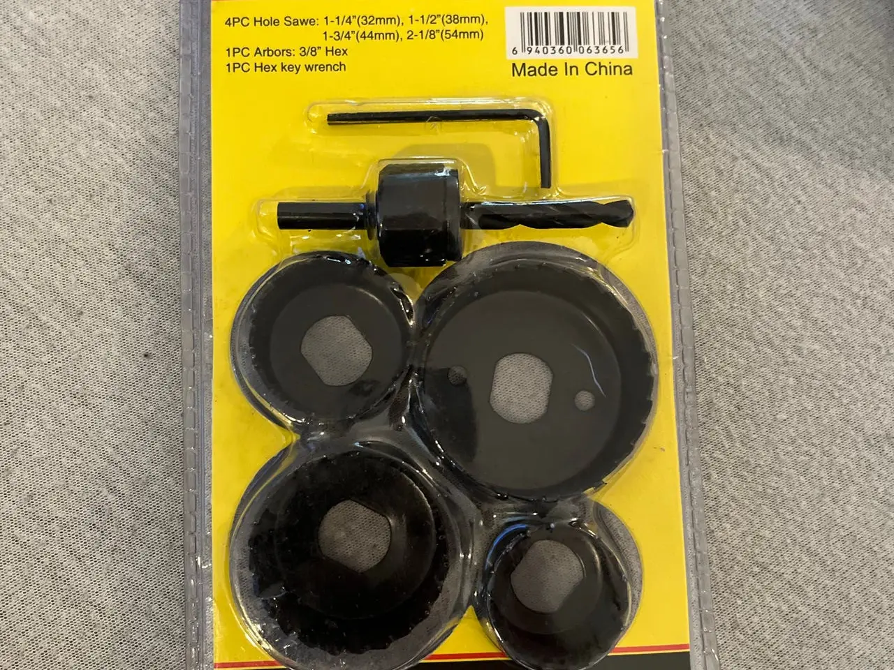 Billede 1 - Hole saw sæt 6 dele kopbor