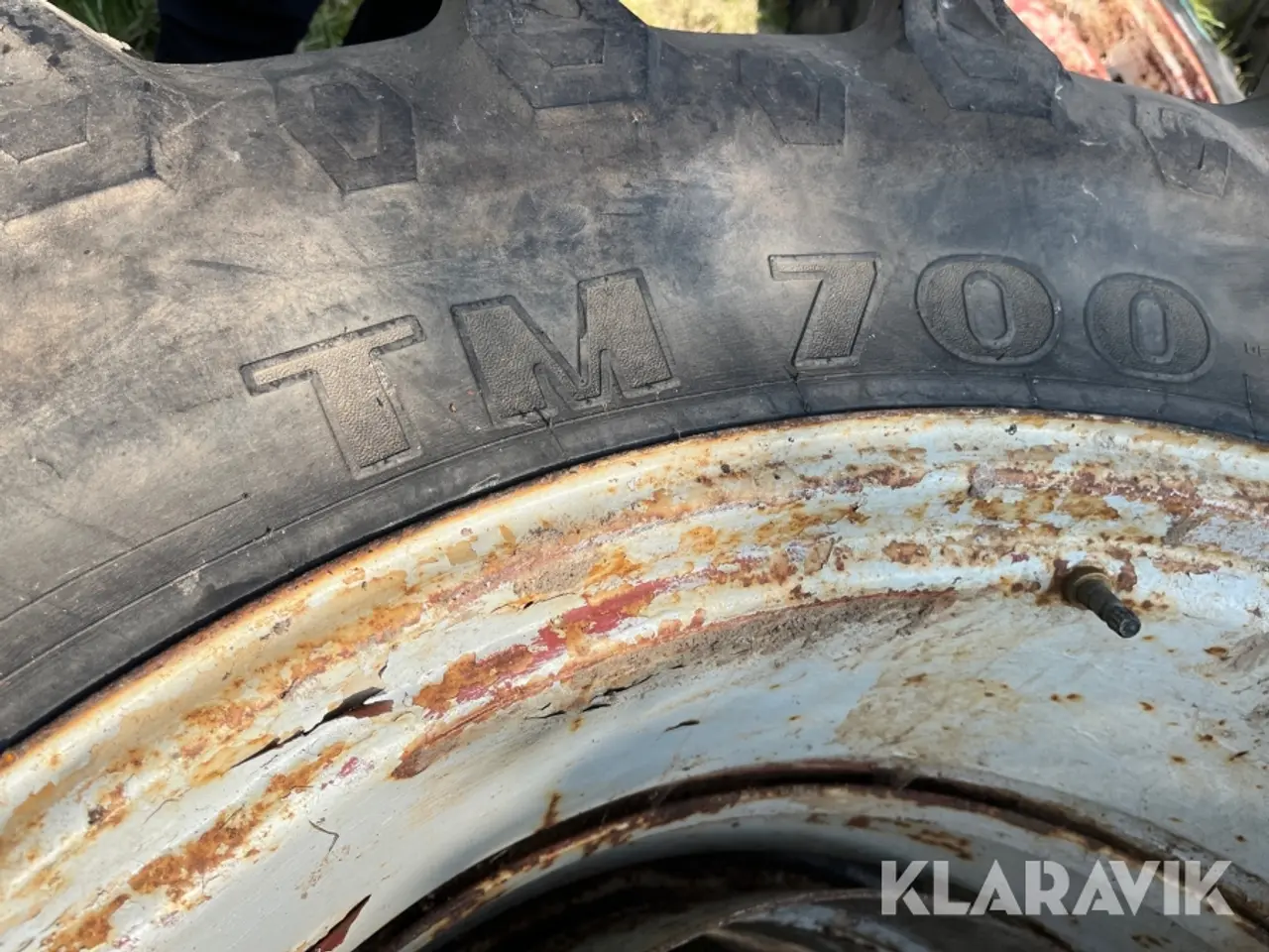 Billede 5 - Traktordæk tvillingehjul med lås Pirelli Radial TM700 2 styk