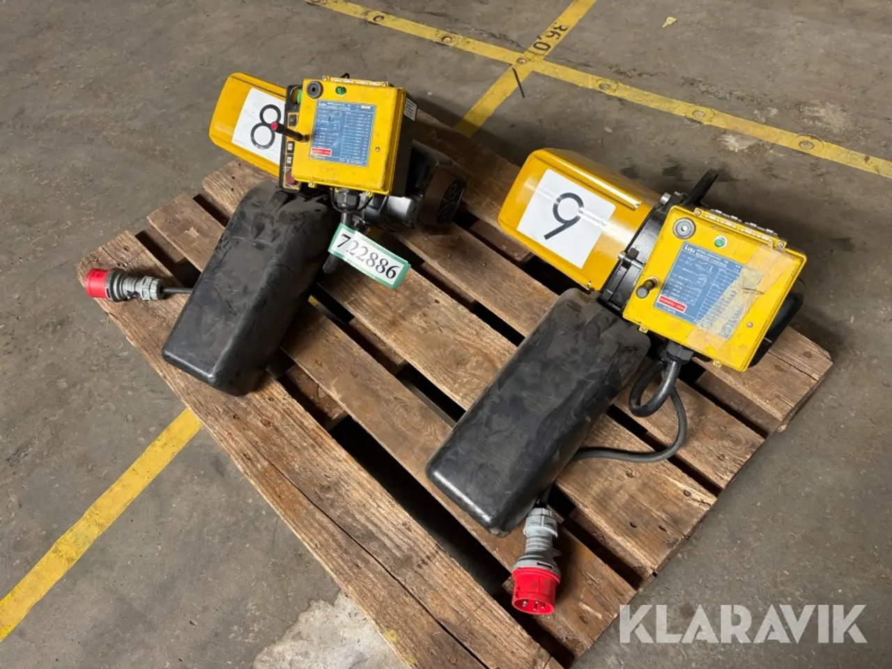 Billede 1 - El-taljer GIS GP500/NF 1250kg - 2 styk