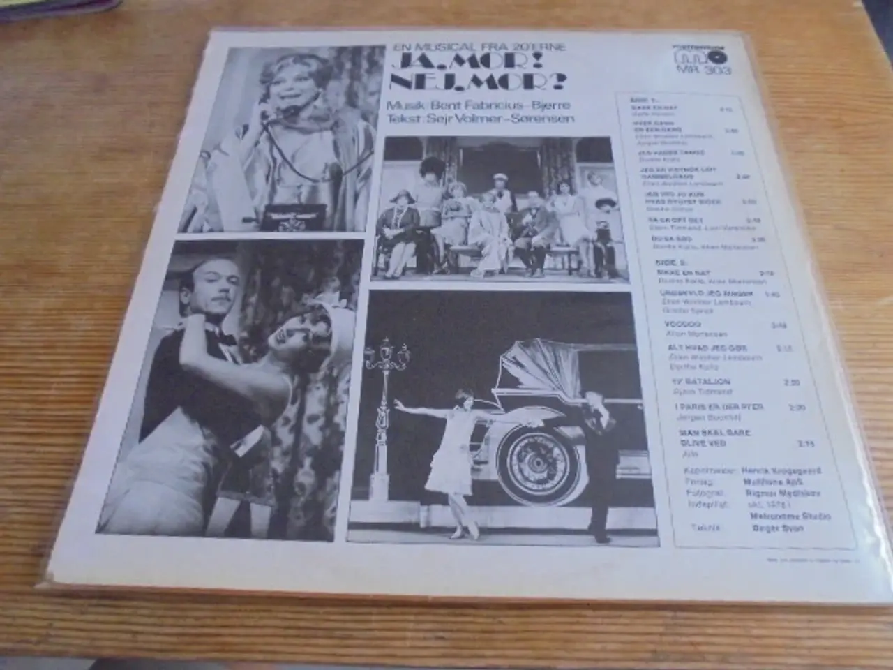 Billede 2 - LP: Ja Mor! Nej Mor! – Dansk  En fest-Musical 