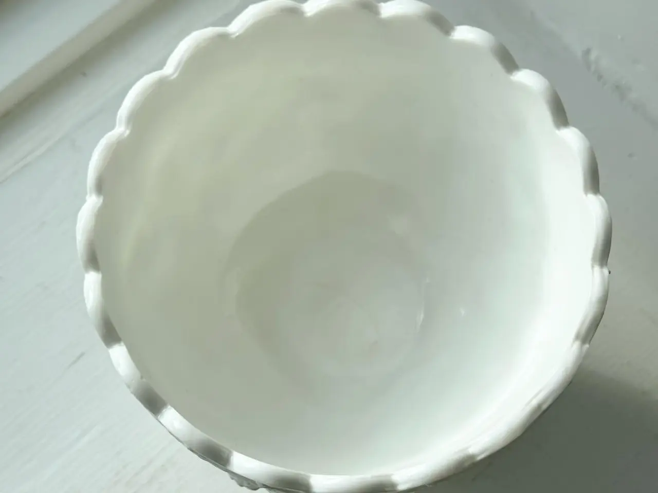 Billede 6 - Opalineglas, skål på 4 fødder