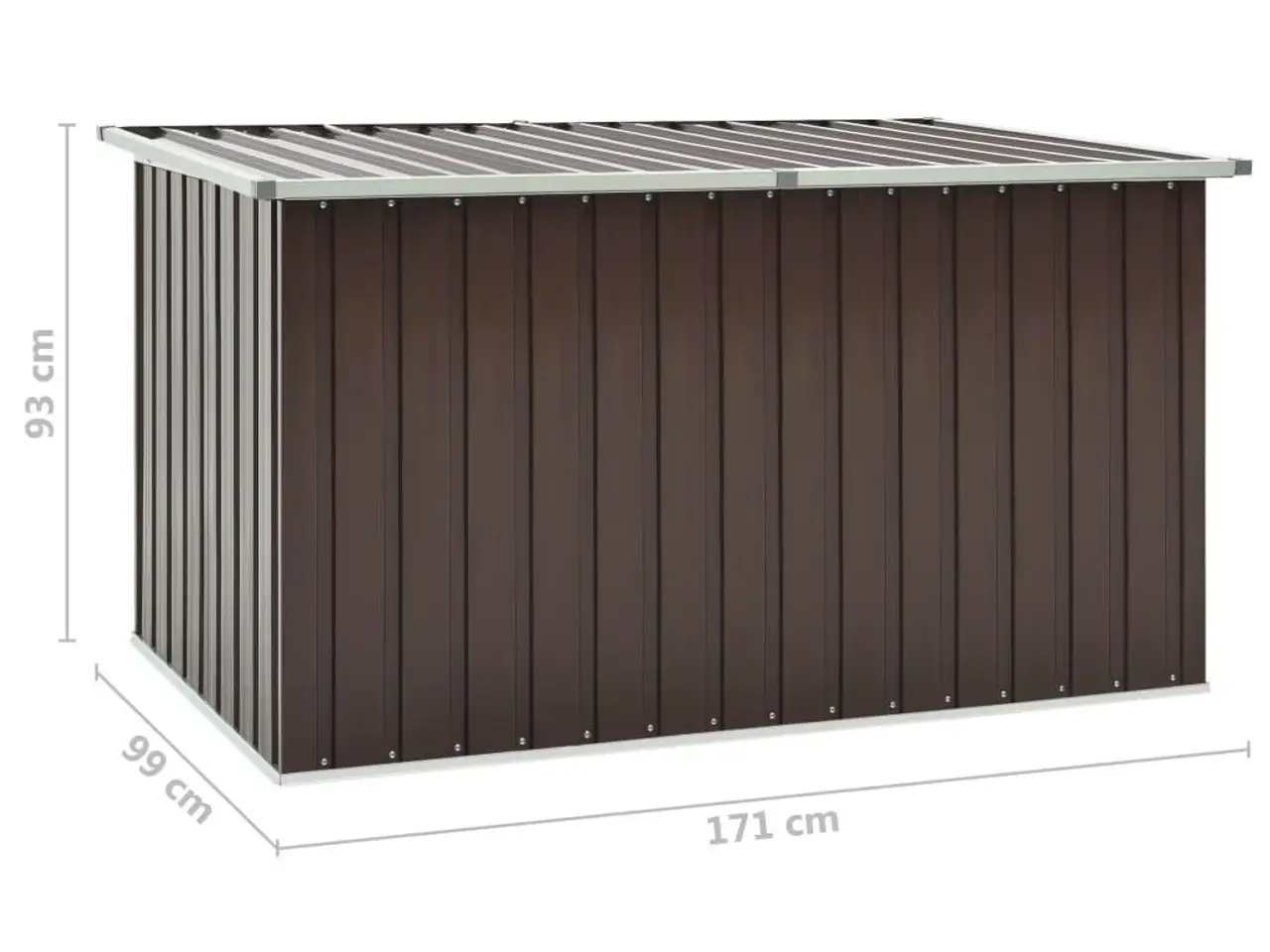 Billede 8 - Hyndeboks 171x99x93 cm brun