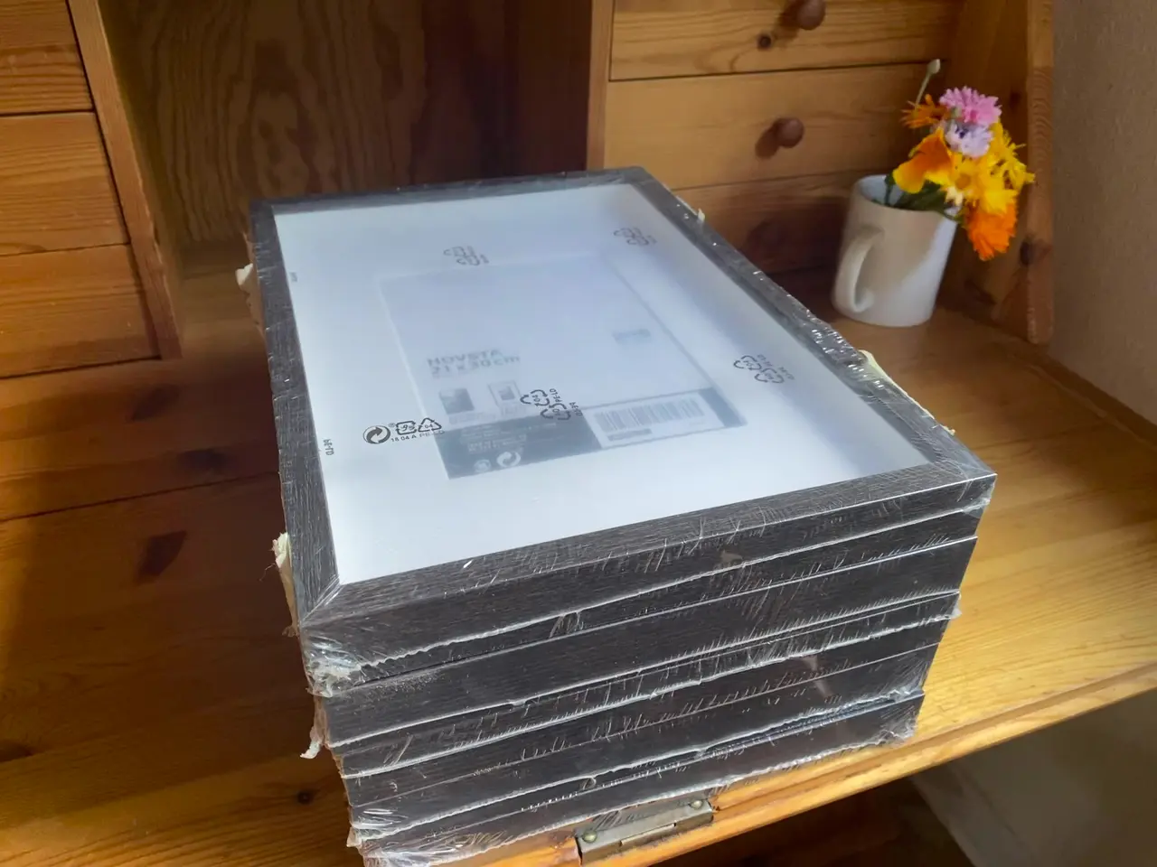 Billede 1 - 5 Ny Ikea Hovsta billedramme i sort 21x30 cm