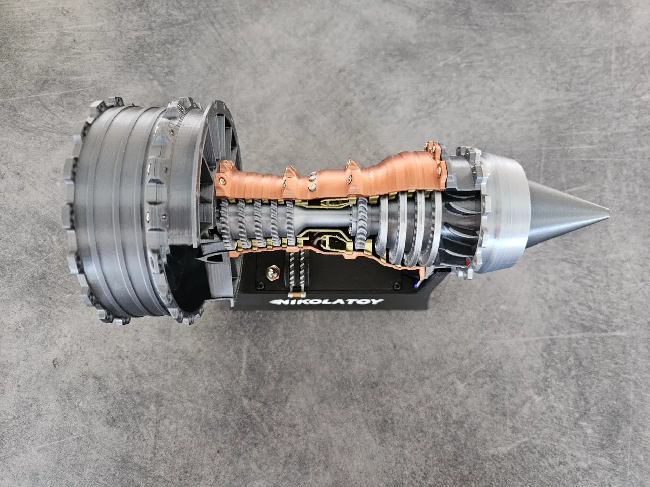 Billede 13 - NIKOLATOY Jet Turbojet Engine – LED-model
