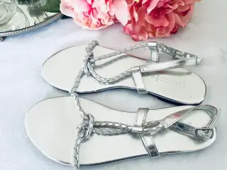 NYE sølvfarvet sandaler 