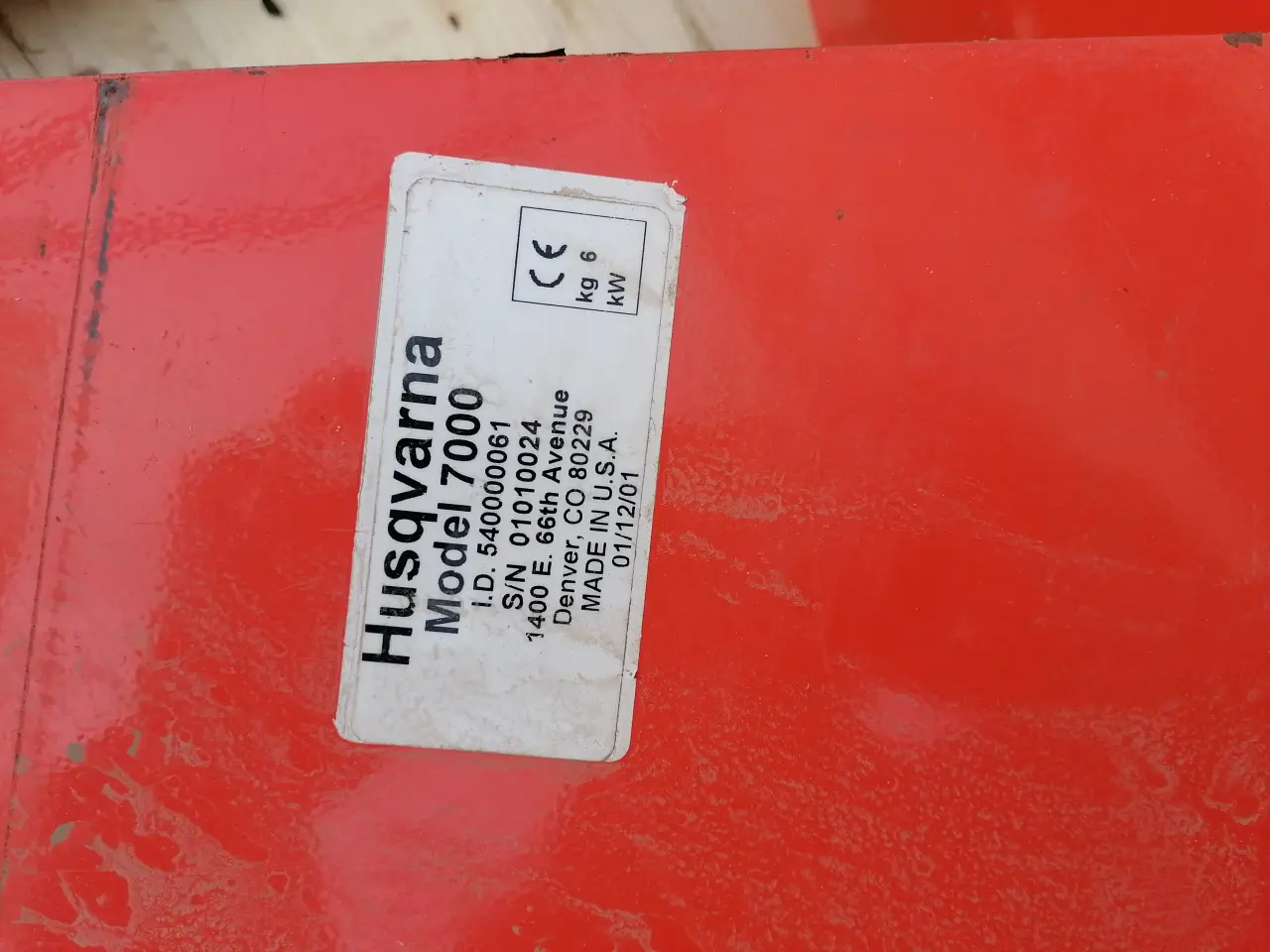 Billede 3 - Opsamler til Husqvarna DT22 Vertikalskærer