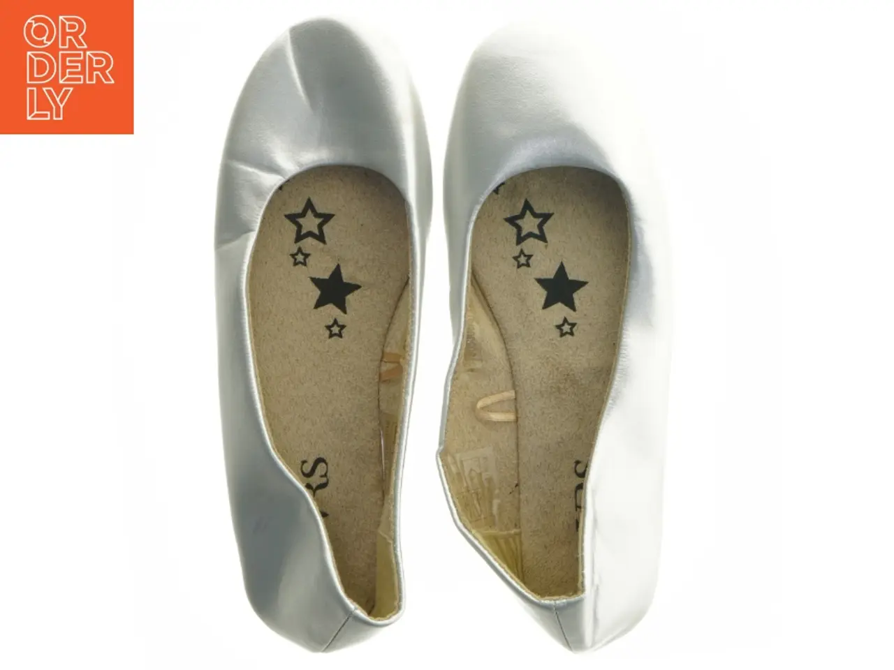 Billede 3 - Sølvfarvede ballerina sko fra VRS (str. 37 )